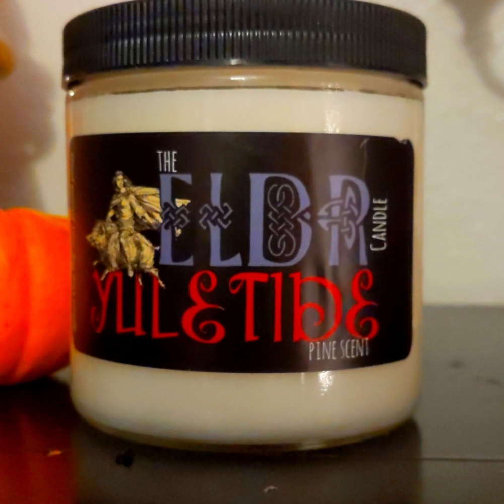 Organic soy wax 16oz Pine Yuletide candle